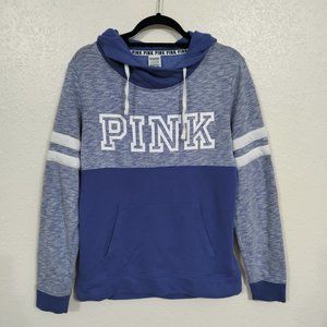 Victoria's Secret Pink Women's Hoodie Blue/Gray Small